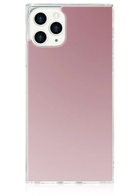 SQUARE® Metallic Rose Mirror iPhone Case