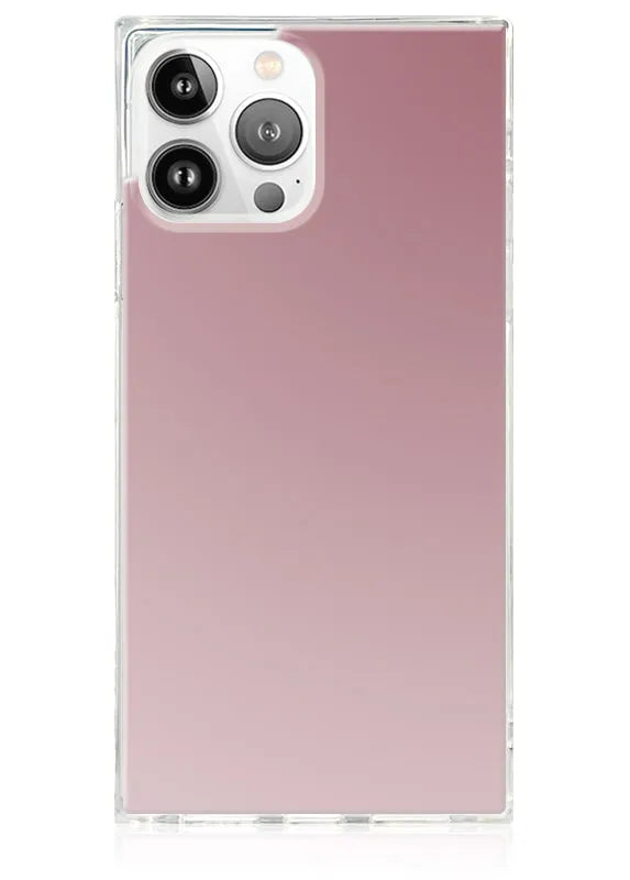 SQUARE® Metallic Rose Mirror iPhone Case