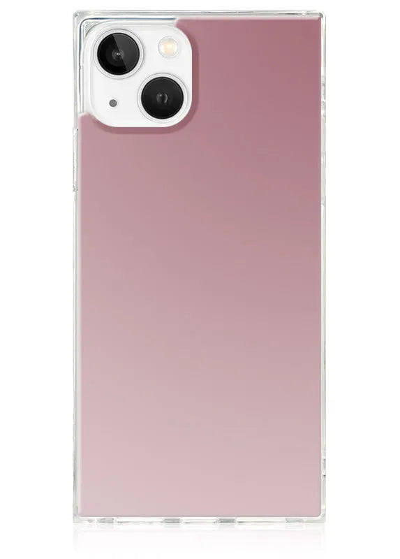 SQUARE® Metallic Rose Mirror iPhone Case