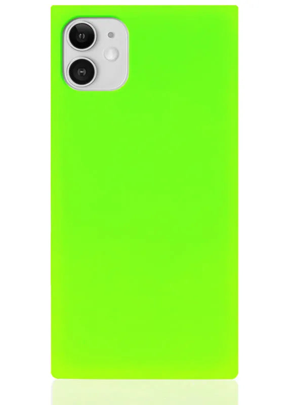 SQUARE® Neon Green iPhone Case