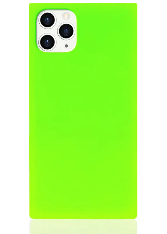 SQUARE® Neon Green iPhone Case