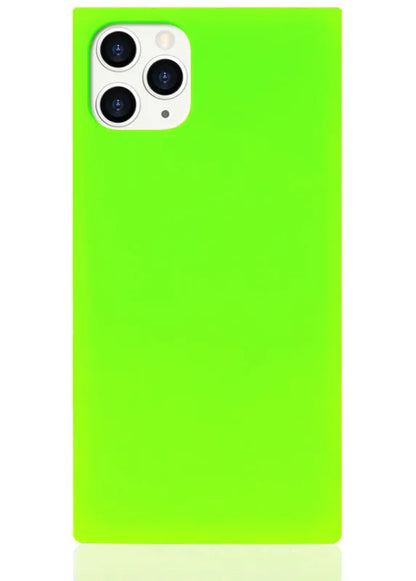 SQUARE® Neon Green iPhone Case