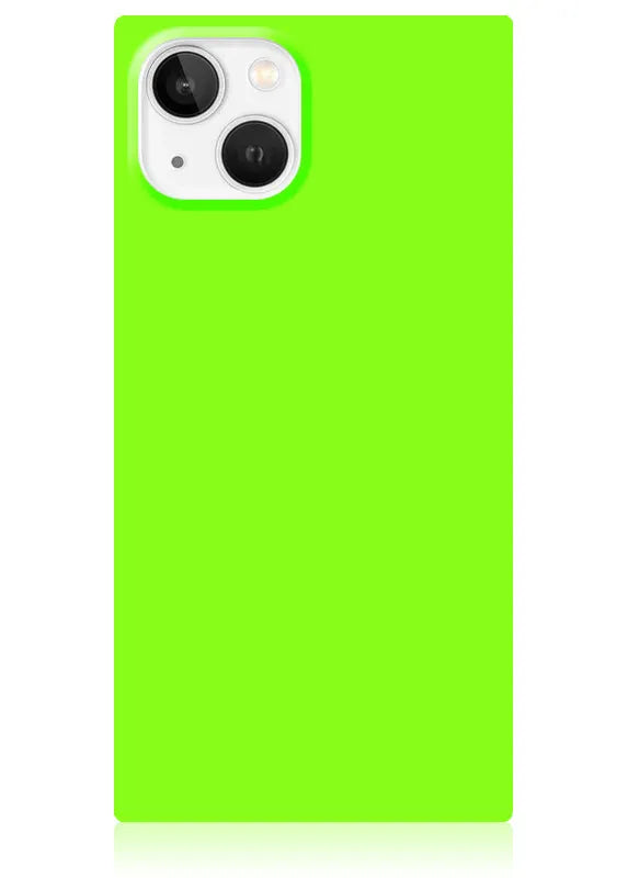 SQUARE® Neon Green iPhone Case