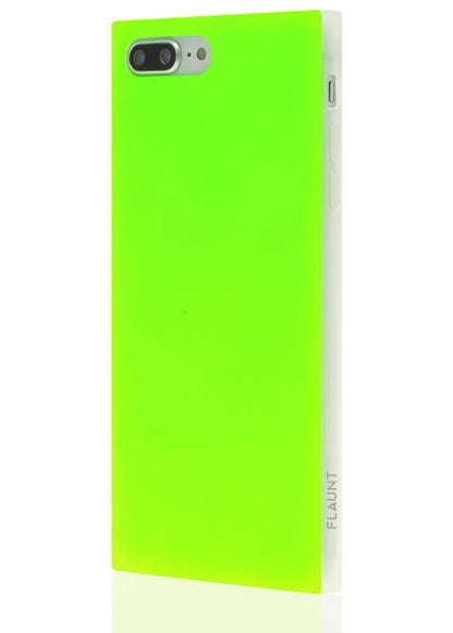 SQUARE® Neon Green iPhone Case