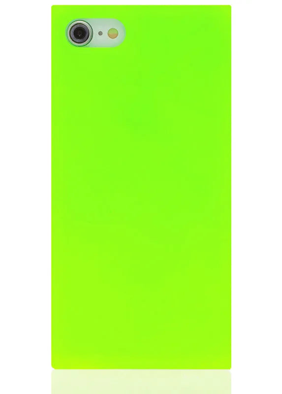 SQUARE® Neon Green iPhone Case