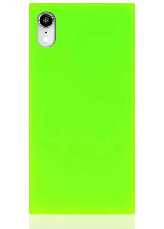 SQUARE® Neon Green iPhone Case