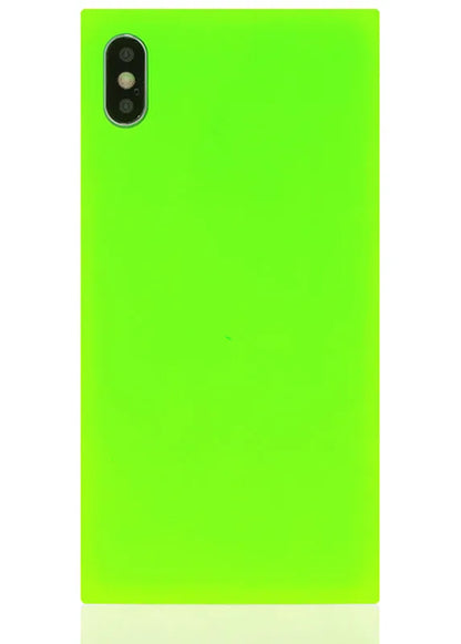 SQUARE® Neon Green iPhone Case