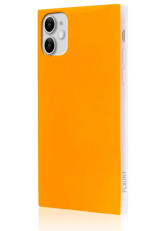 SQUARE® Neon Orange iPhone Case