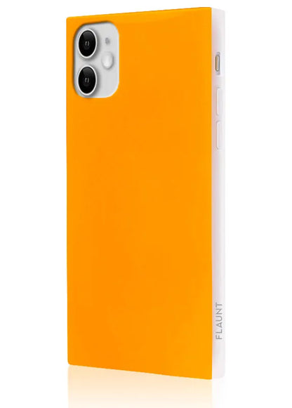 SQUARE® Neon Orange iPhone Case