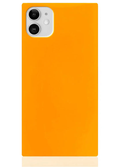 SQUARE® Neon Orange iPhone Case