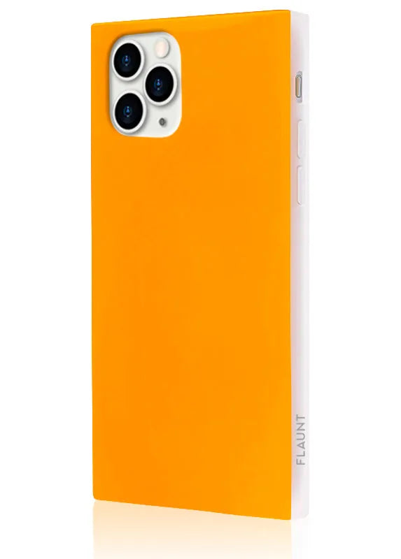 SQUARE® Neon Orange iPhone Case