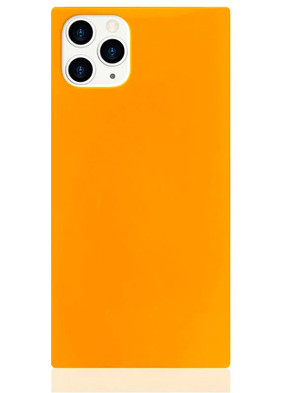 SQUARE® Neon Orange iPhone Case