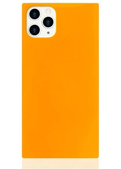 SQUARE® Neon Orange iPhone Case