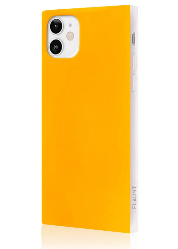 SQUARE® Neon Orange iPhone Case