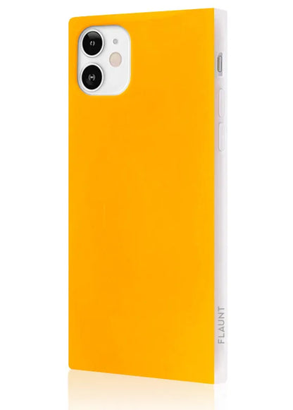 SQUARE® Neon Orange iPhone Case