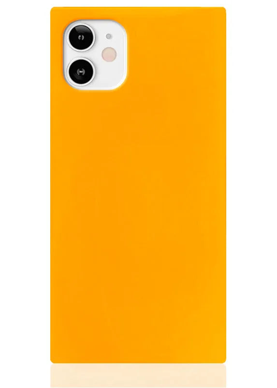 SQUARE® Neon Orange iPhone Case
