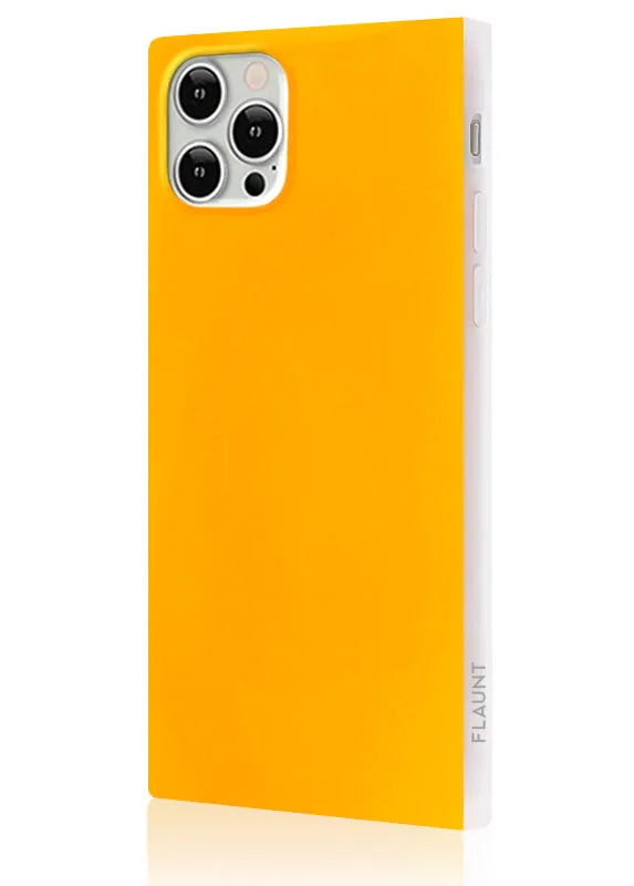 SQUARE® Neon Orange iPhone Case