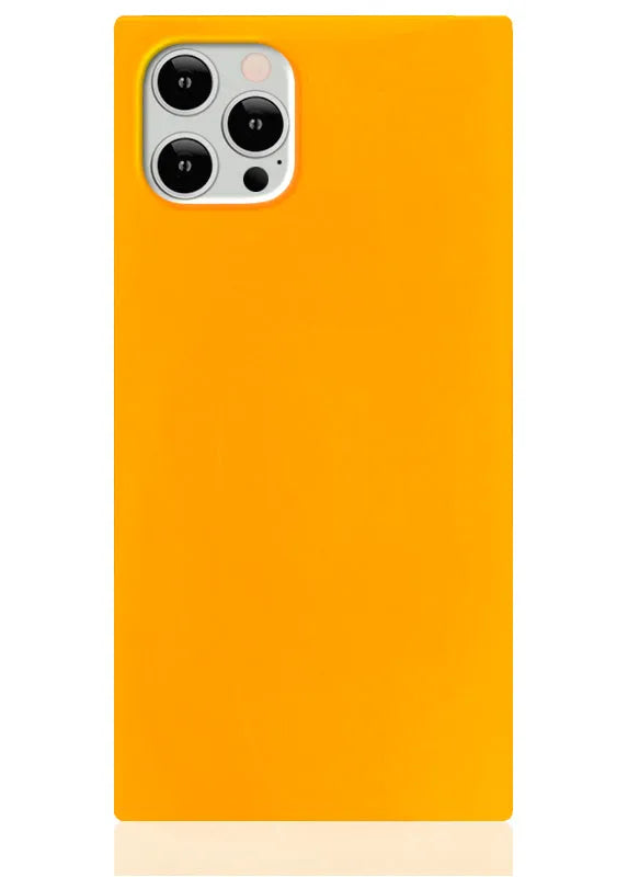 SQUARE® Neon Orange iPhone Case