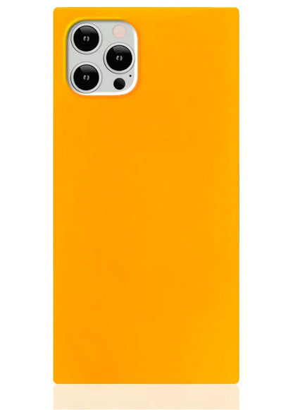SQUARE® Neon Orange iPhone Case
