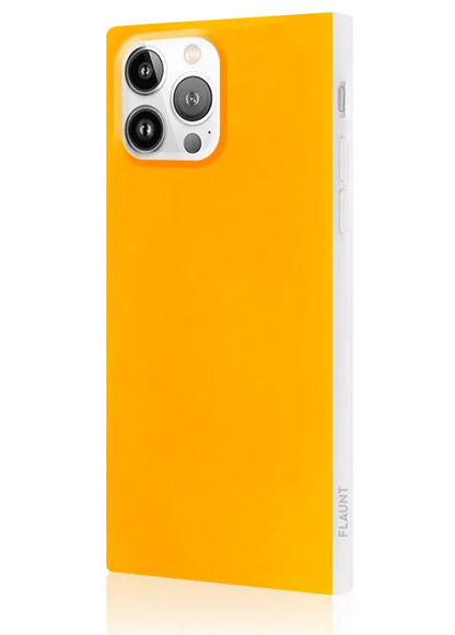 SQUARE® Neon Orange iPhone Case