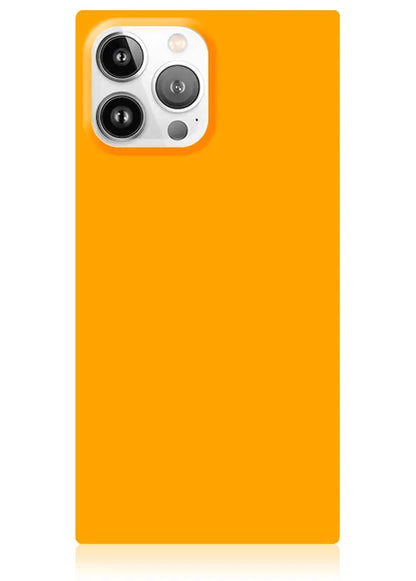SQUARE® Neon Orange iPhone Case
