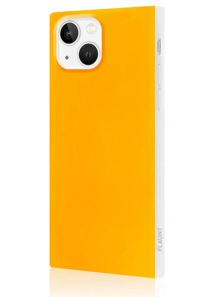 SQUARE® Neon Orange iPhone Case