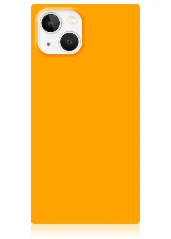 SQUARE® Neon Orange iPhone Case