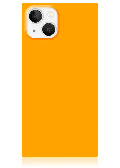 SQUARE® Neon Orange iPhone Case