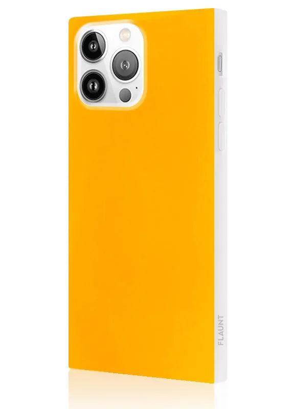 SQUARE® Neon Orange iPhone Case