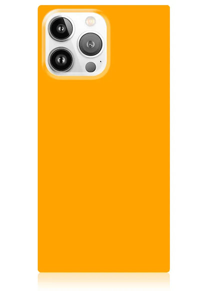 SQUARE® Neon Orange iPhone Case