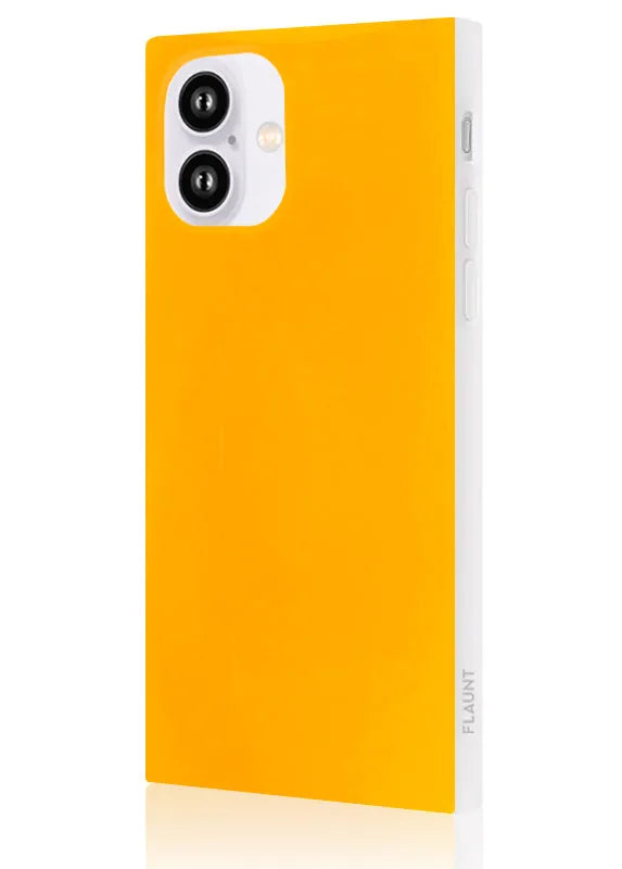 SQUARE® Neon Orange iPhone Case