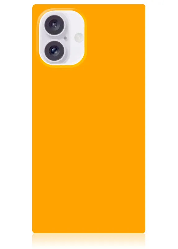 SQUARE® Neon Orange iPhone Case