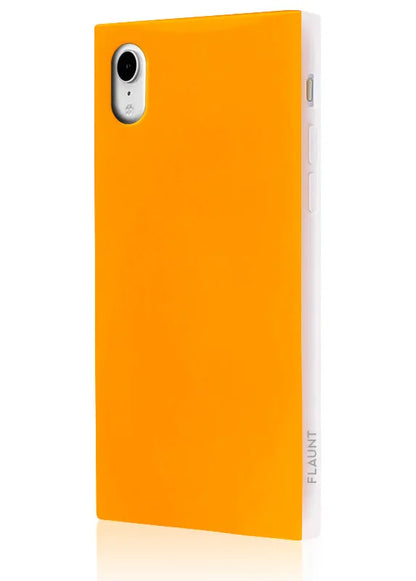 SQUARE® Neon Orange iPhone Case