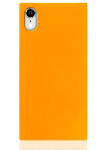 SQUARE® Neon Orange iPhone Case