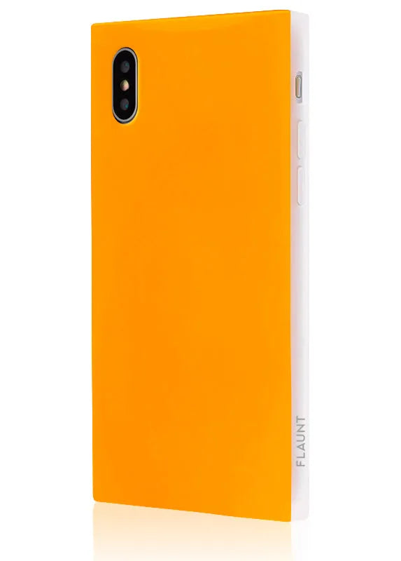 SQUARE® Neon Orange iPhone Case