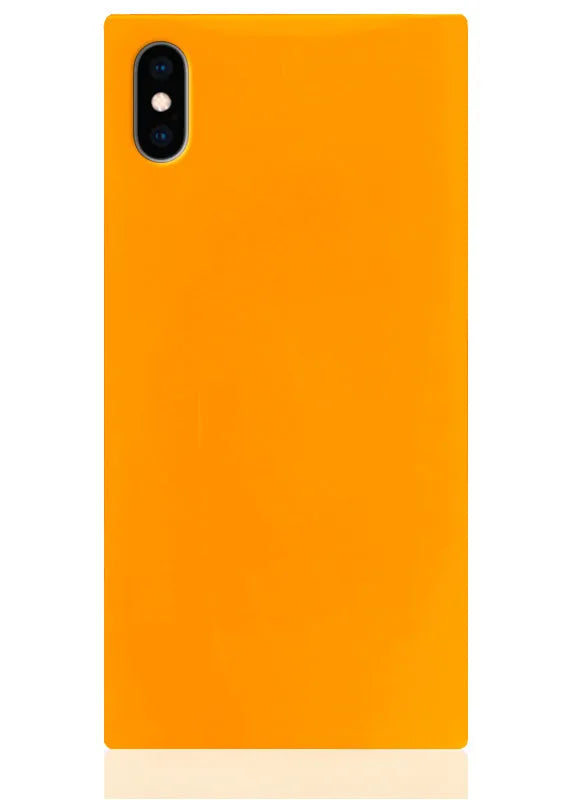 SQUARE® Neon Orange iPhone Case