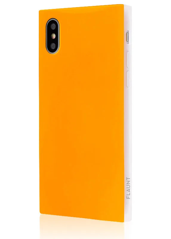 SQUARE® Neon Orange iPhone Case