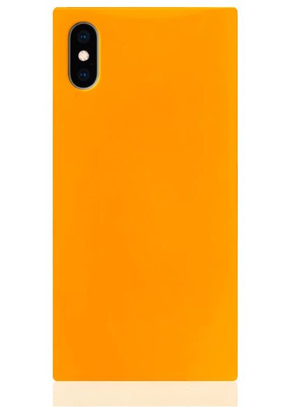 SQUARE® Neon Orange iPhone Case