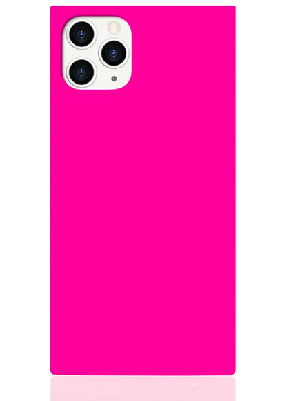 SQUARE® Neon Pink iPhone Case