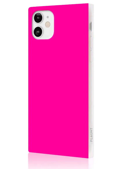 SQUARE® Neon Pink iPhone Case