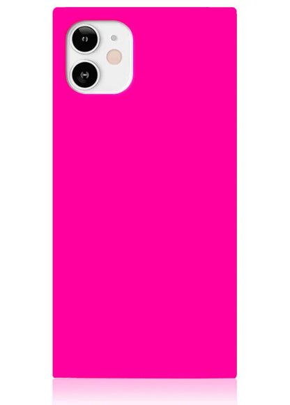 SQUARE® Neon Pink iPhone Case
