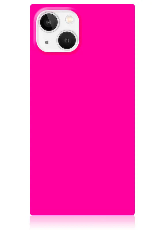 SQUARE® Neon Pink iPhone Case
