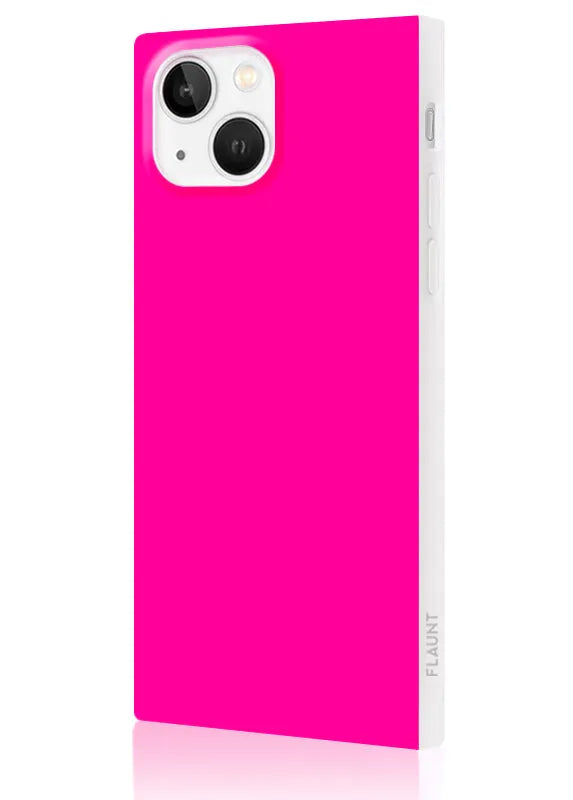 SQUARE® Neon Pink iPhone Case