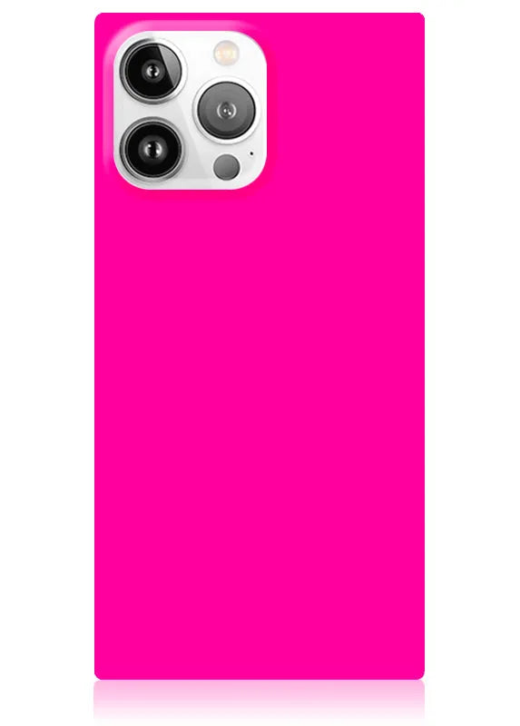 SQUARE® Neon Pink iPhone Case