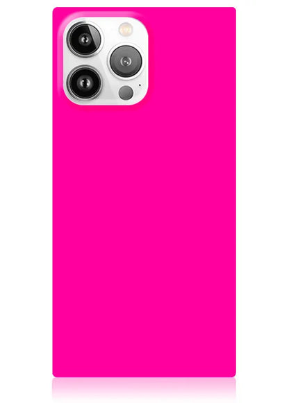 SQUARE® Neon Pink iPhone Case