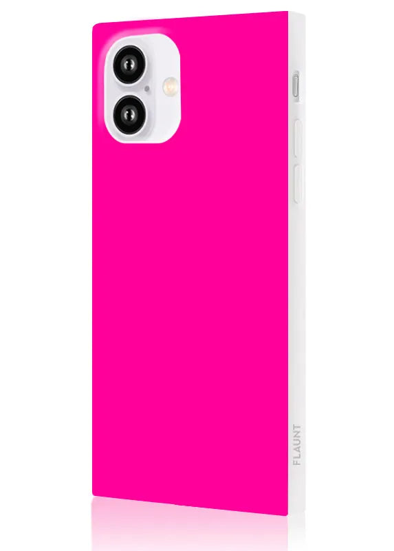 SQUARE® Neon Pink iPhone Case