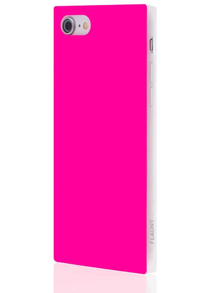 SQUARE® Neon Pink iPhone Case