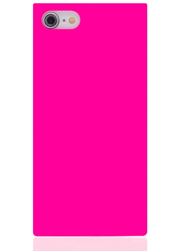 SQUARE® Neon Pink iPhone Case