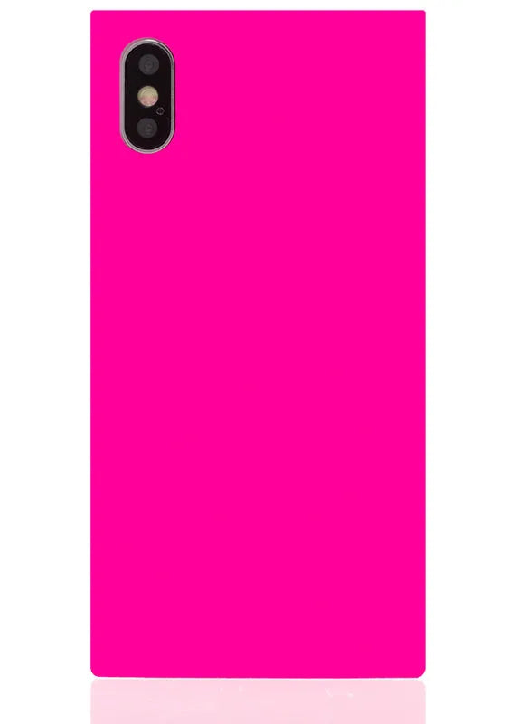 SQUARE® Neon Pink iPhone Case