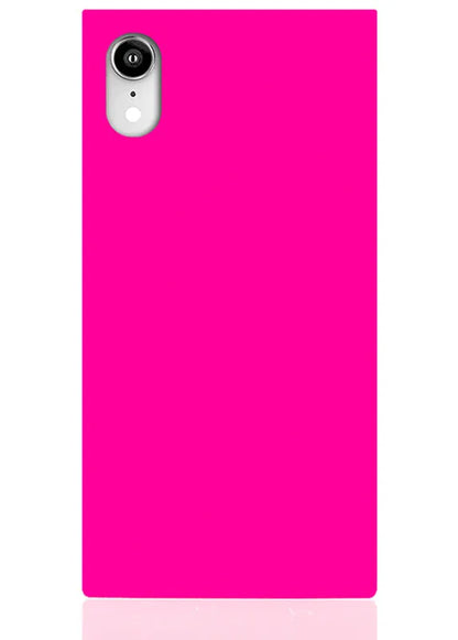 SQUARE® Neon Pink iPhone Case
